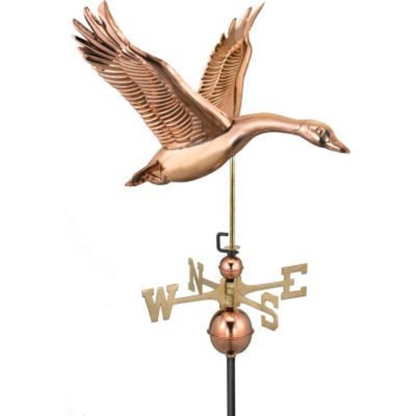 Good Directions Good Directions Feathered Goose Weathervane, Polished Copper 9663P